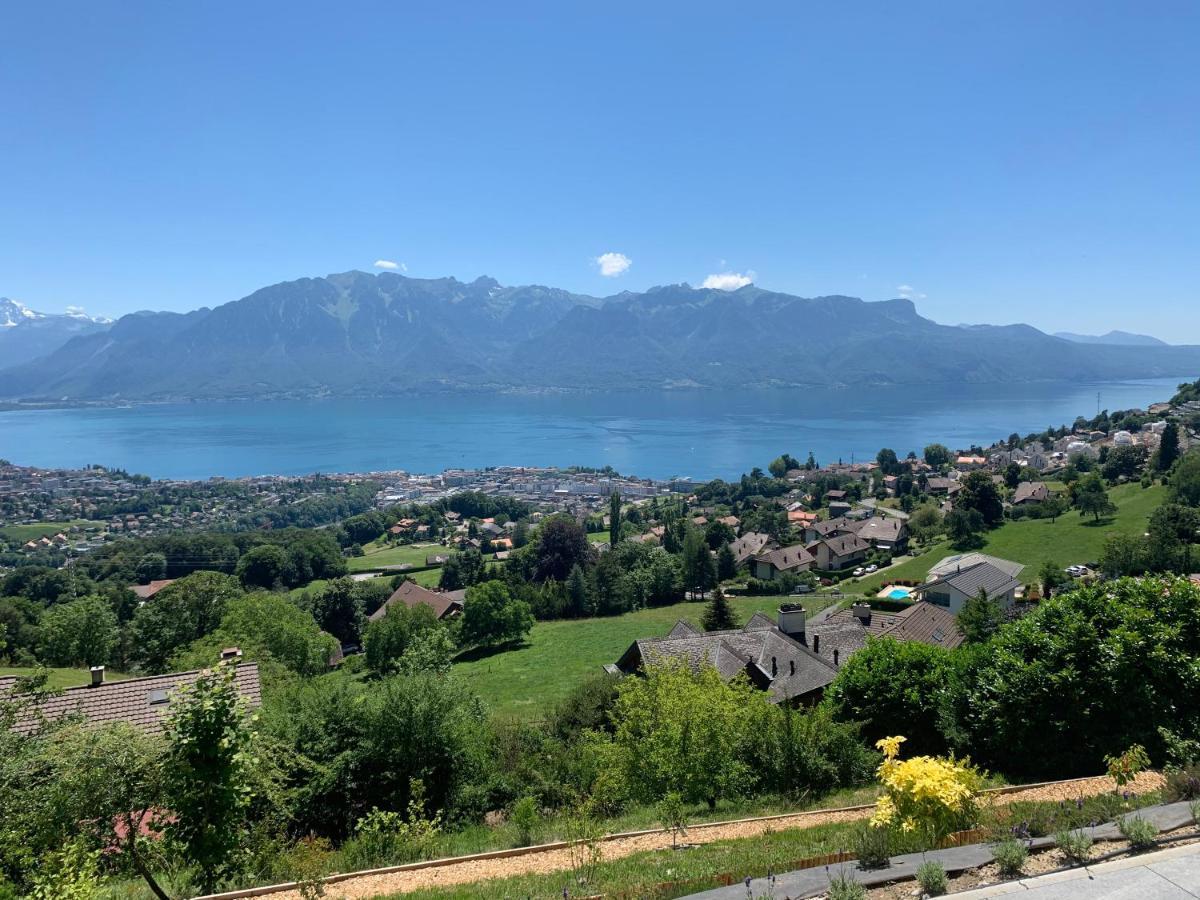 Appartement Moderne Avec Vue Panoramique A Jongny Proche De Montreux Экстерьер фото