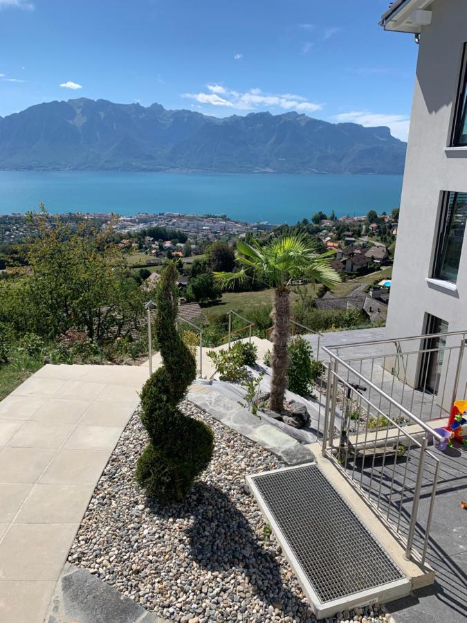 Appartement Moderne Avec Vue Panoramique A Jongny Proche De Montreux Экстерьер фото