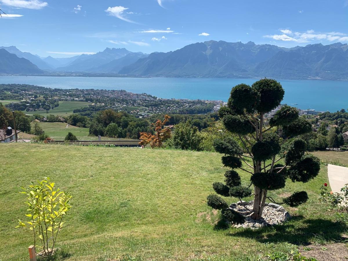 Appartement Moderne Avec Vue Panoramique A Jongny Proche De Montreux Экстерьер фото