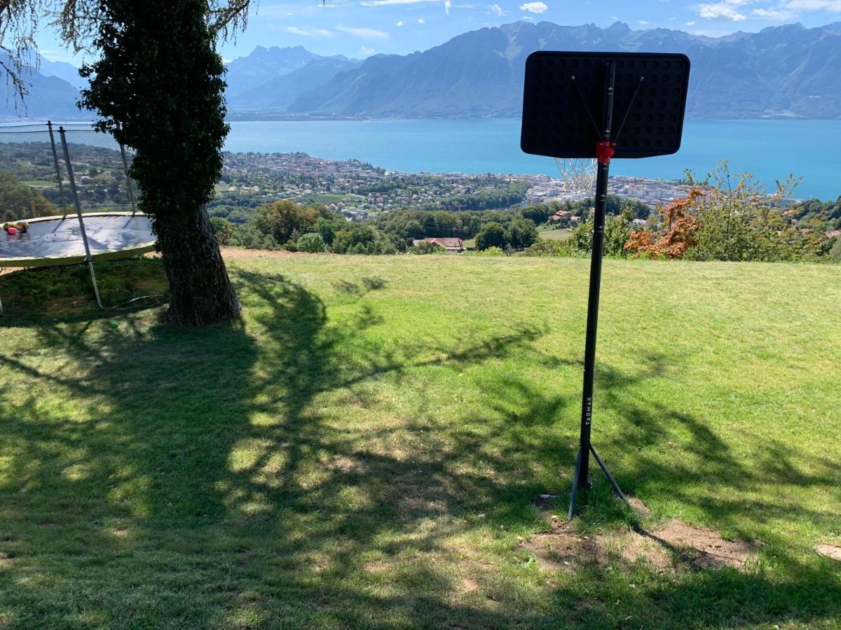Appartement Moderne Avec Vue Panoramique A Jongny Proche De Montreux Экстерьер фото