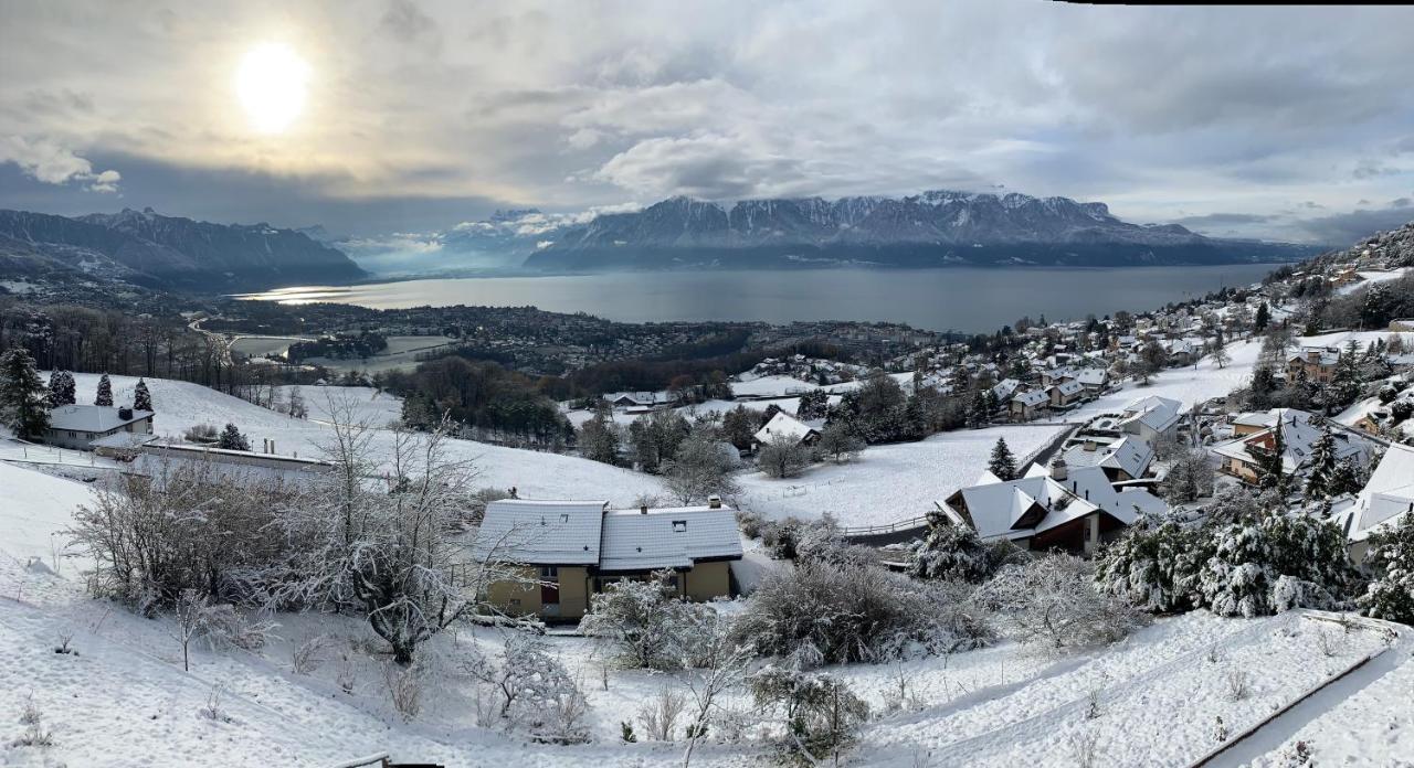 Appartement Moderne Avec Vue Panoramique A Jongny Proche De Montreux Экстерьер фото