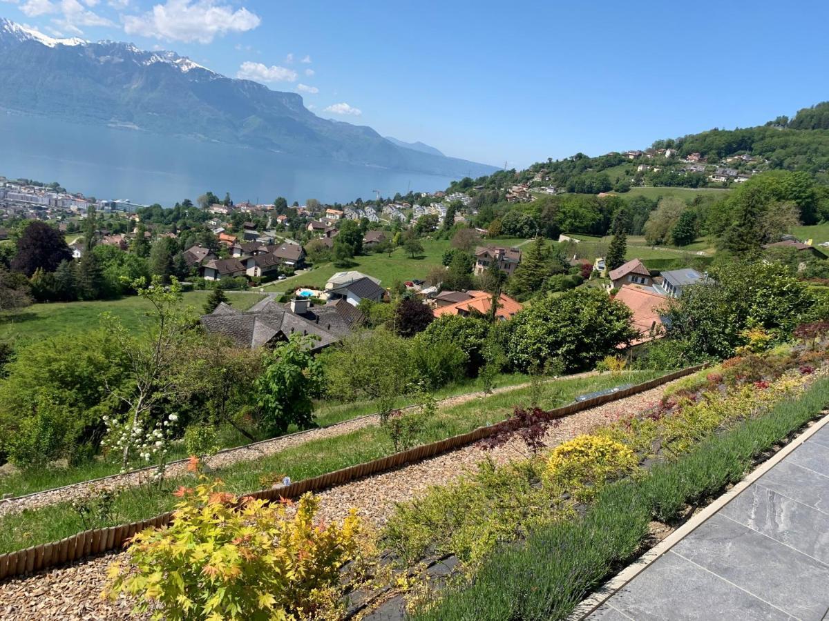 Appartement Moderne Avec Vue Panoramique A Jongny Proche De Montreux Экстерьер фото
