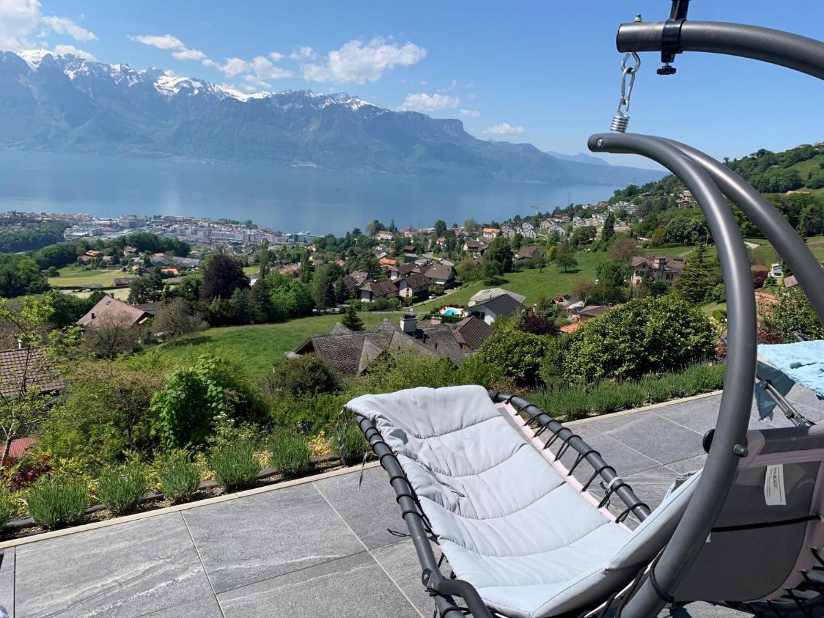 Appartement Moderne Avec Vue Panoramique A Jongny Proche De Montreux Экстерьер фото