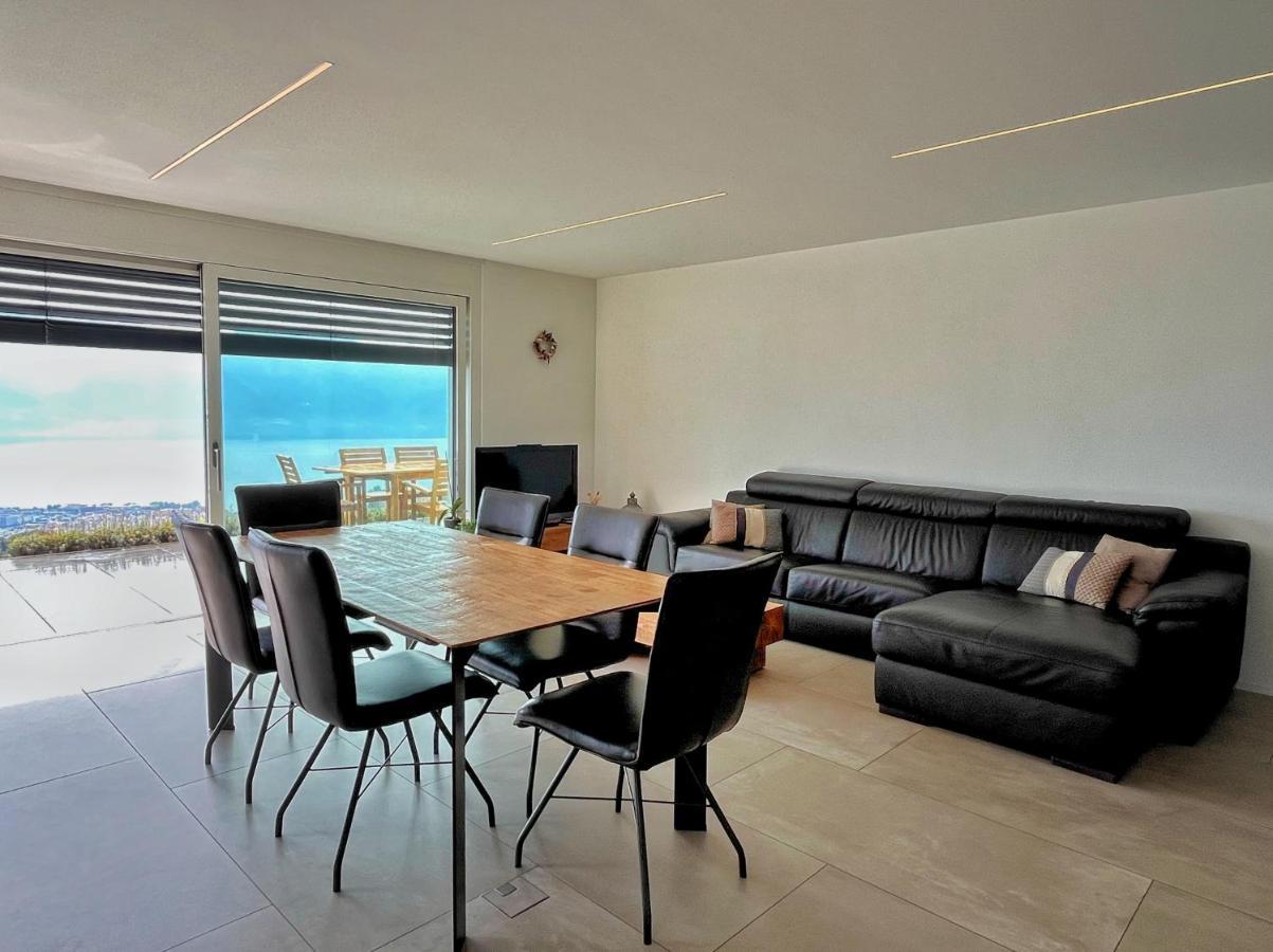 Appartement Moderne Avec Vue Panoramique A Jongny Proche De Montreux Экстерьер фото