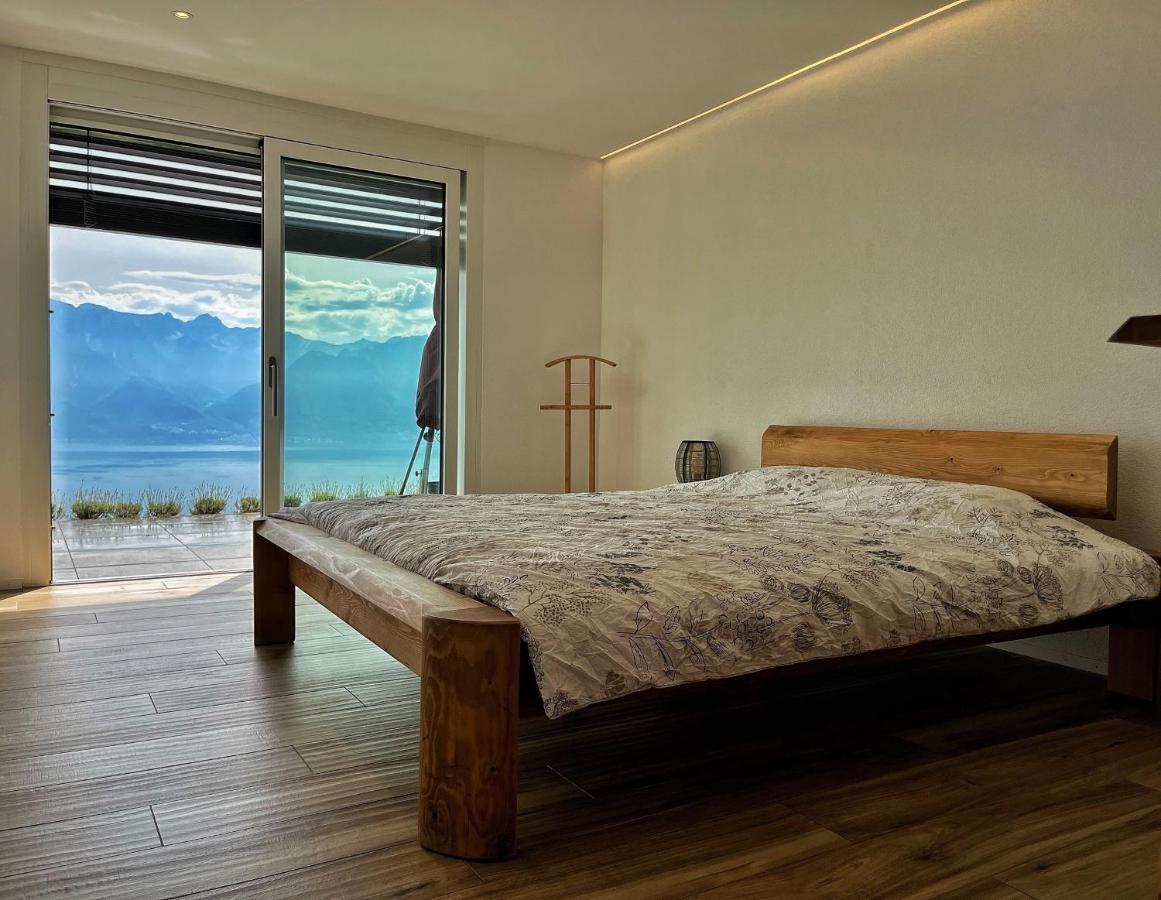 Appartement Moderne Avec Vue Panoramique A Jongny Proche De Montreux Экстерьер фото