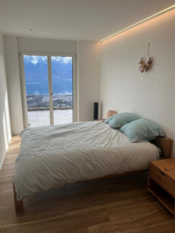 Appartement Moderne Avec Vue Panoramique A Jongny Proche De Montreux Экстерьер фото