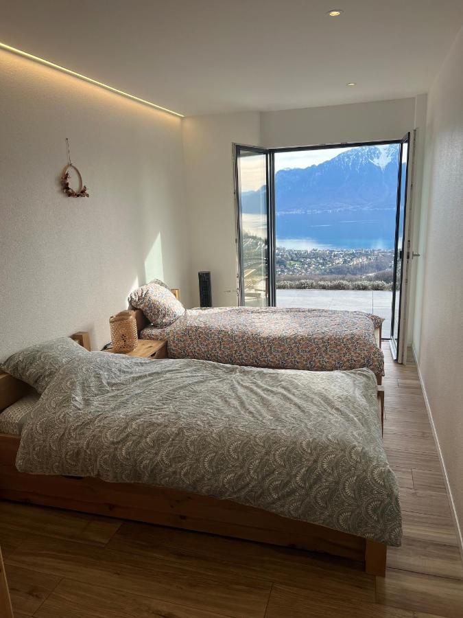 Appartement Moderne Avec Vue Panoramique A Jongny Proche De Montreux Экстерьер фото