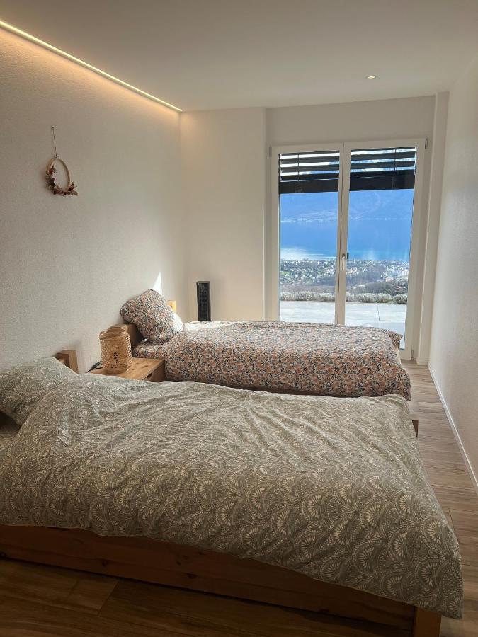 Appartement Moderne Avec Vue Panoramique A Jongny Proche De Montreux Экстерьер фото